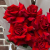 Букет из вывернутых роз "Арома"