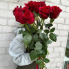 Букет из 9 голландских красных роз